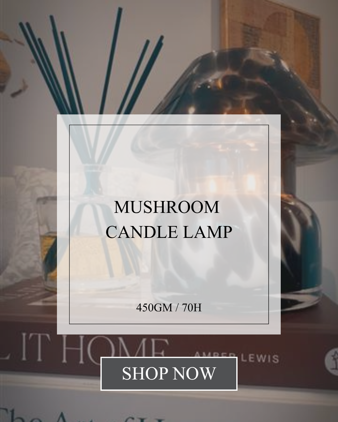 MUSHROOM CANDLE LAMP