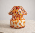 Mushroom Candle Lamp - Blood Orange