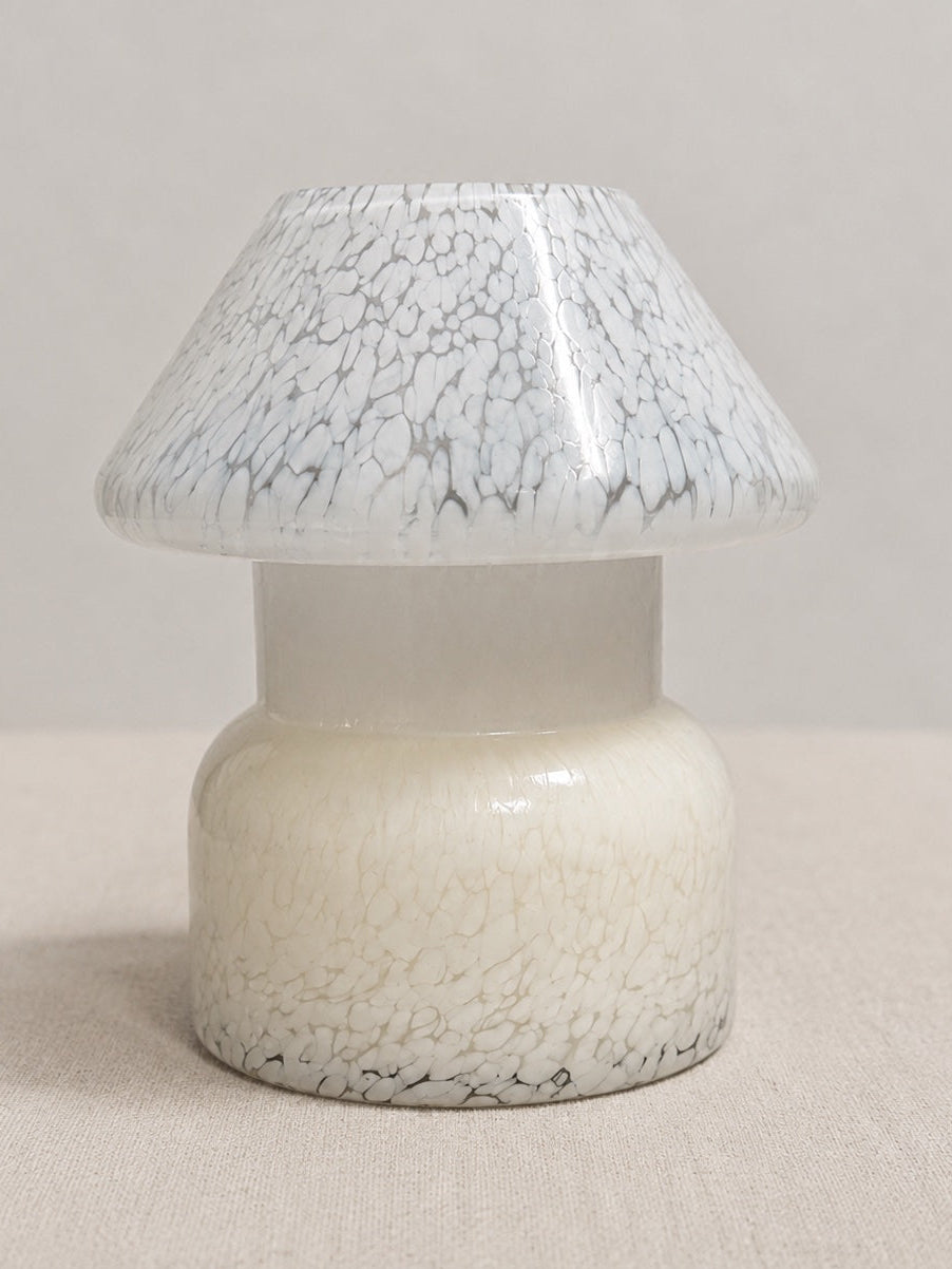 Mushroom Candle Lamp - White