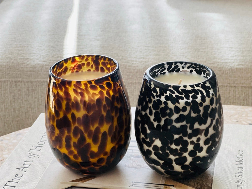 Patterned Jar - Leopard (Brown)