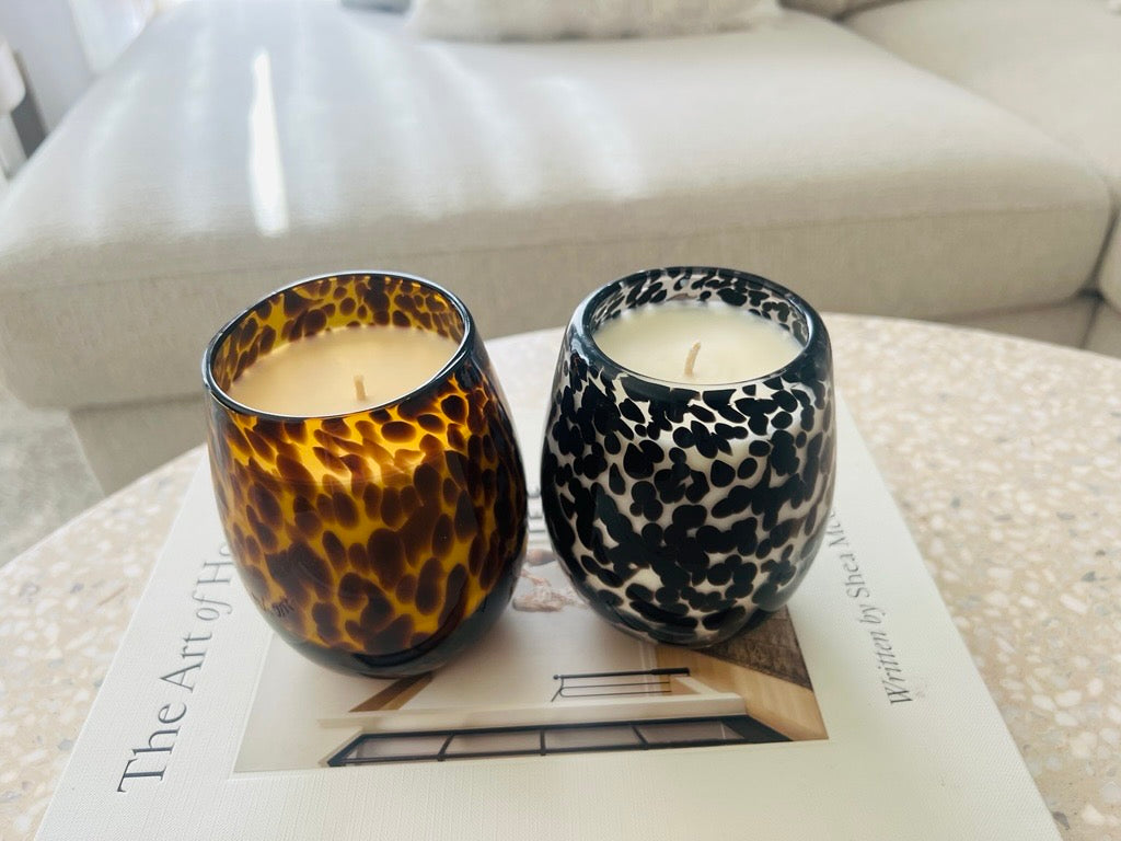Patterned Jar - Leopard (Brown)
