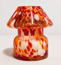 Mushroom Candle Lamp - Blood Orange