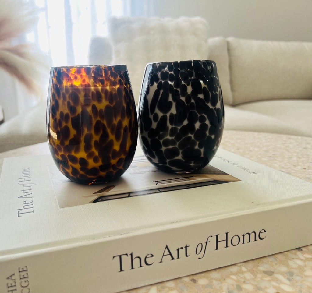 Patterned Jar - Leopard (Brown)
