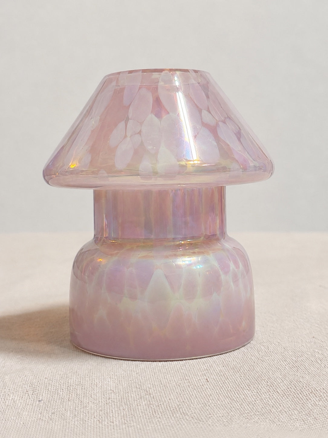 Mushroom Candle Lamp - Pink