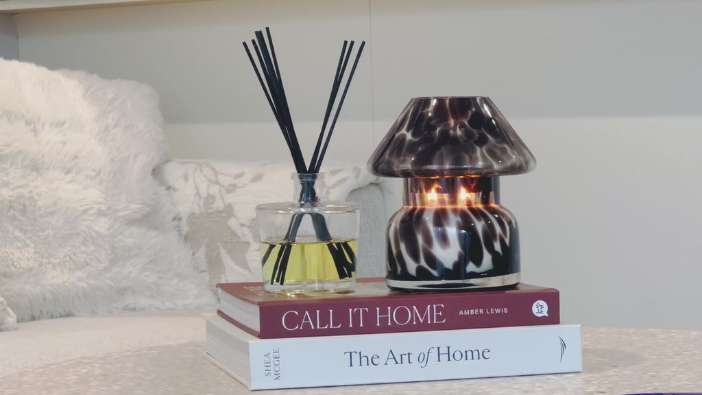 Mushroom Candle Lamp - Pink